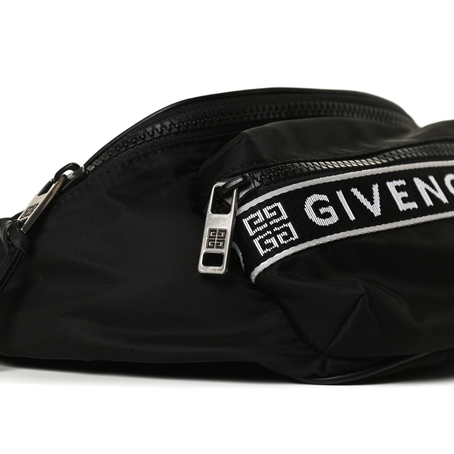 Nylon Light 3 Bum Bag Black White