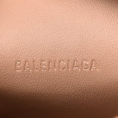 Balenciaga Shiny Supple Calfskin Crocodile Embossed Neo Classic Gold Hardware Super Nano City Crossbody Nude Beige 5 of 9