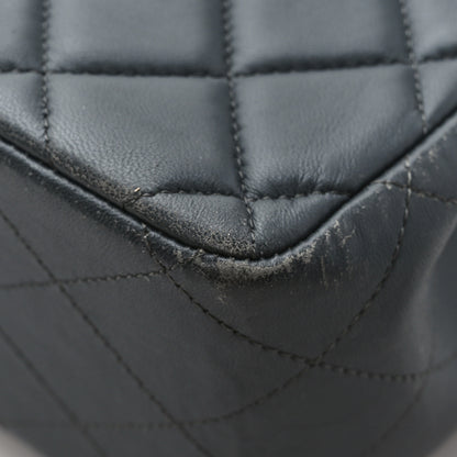 Chanel Lambskin Quilted Jumbo Double Flap Charcoal Grey 11 of 11