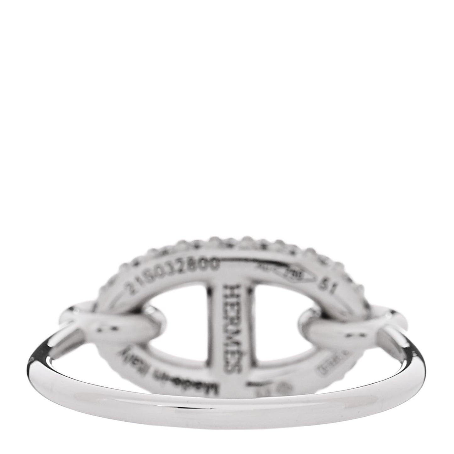 18K White Gold Diamond New Farandole Ring 51 5.75