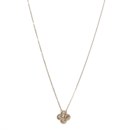 Van Cleef & Arpels 18K Yellow Gold Vintage Alhambra Pendant Necklace 1 of 7