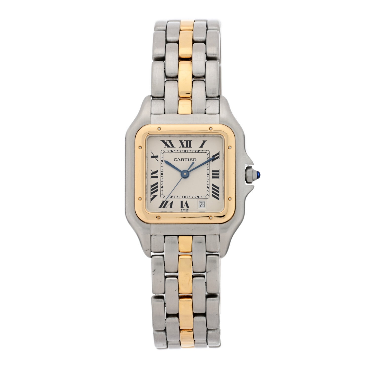 Cartier Stainless Steel 18K Yellow Gold 27mm Panthere Quartz Watch 1 of 4