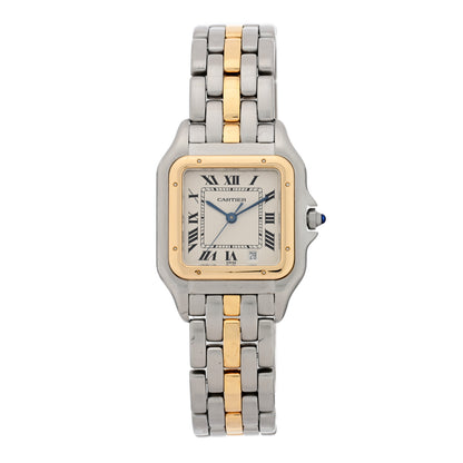 Cartier Stainless Steel 18K Yellow Gold 27mm Panthere Quartz Watch 1 of 8