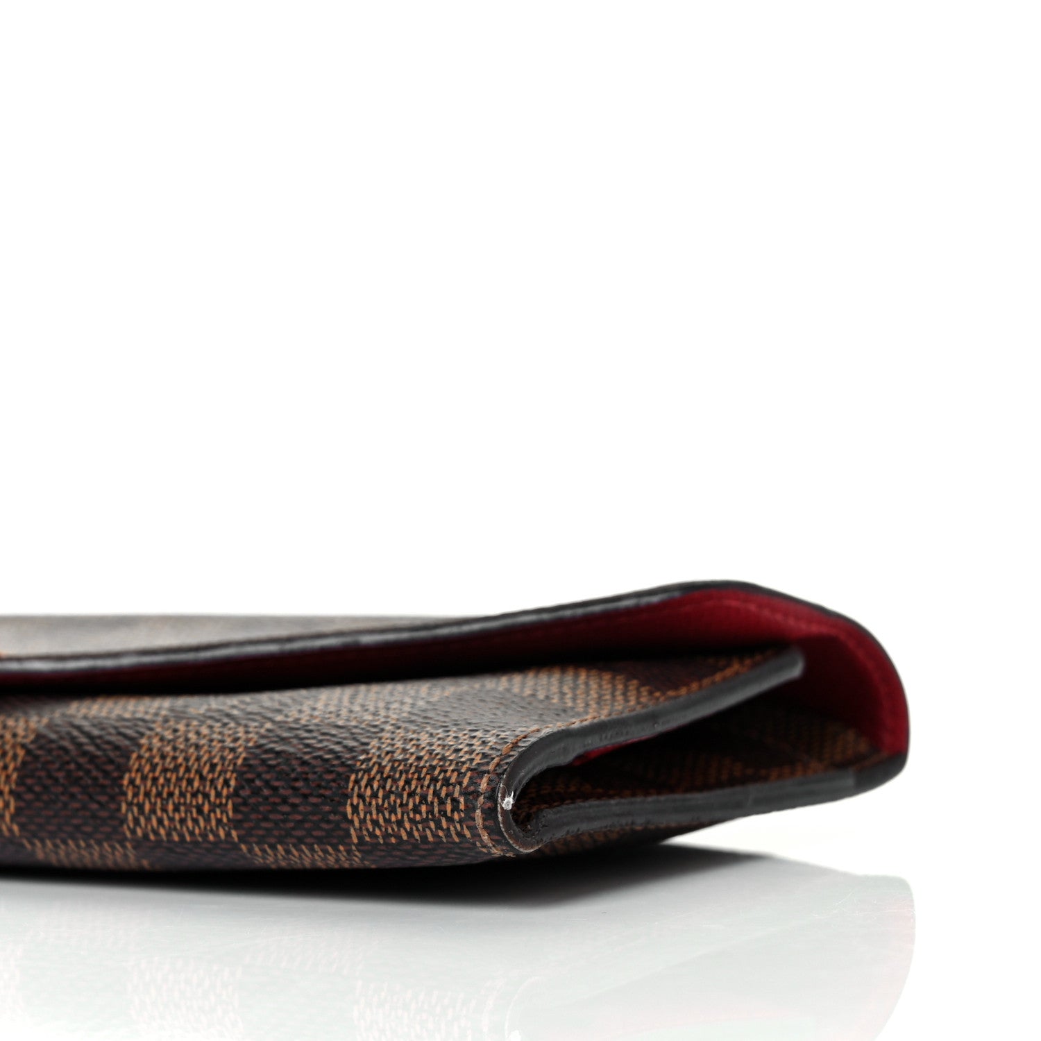 Louis Vuitton Damier Ebene Josephine Wallet Red 8 of 10