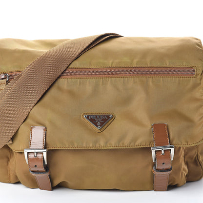 Prada Tessuto Nylon Vela Sport Messenger Bag Brown 11 of 13