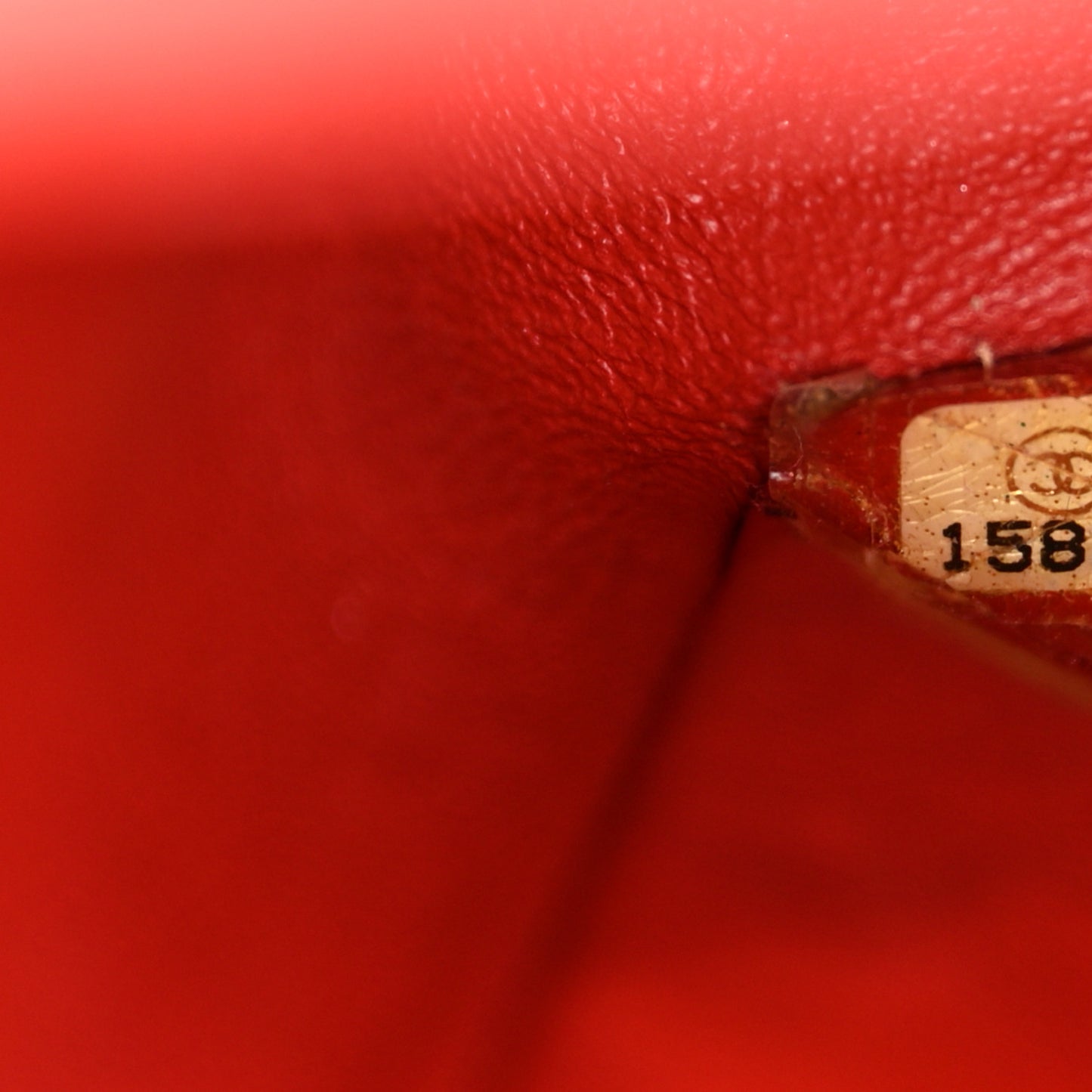 Lambskin Quilted Medium Double Flap Red