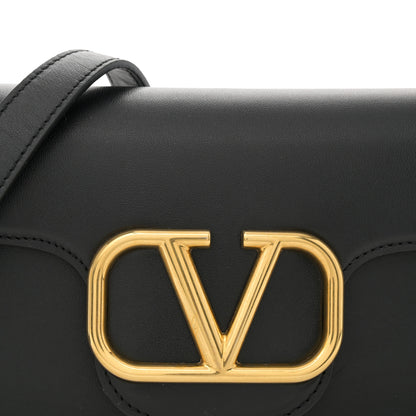 Valentino Garavani Calfskin Vlogo Loco Crossbody Bag Black 8 of 14
