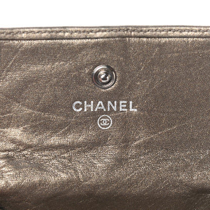 Chanel Metallic Calfskin Quilted Cambon Key Holder Case Bronze 6 of 23