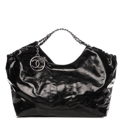 Chanel Vinyl XL Coco Cabas Black 1 of 8