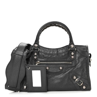 Balenciaga Agneau Giant 12 Silver Hardware Mini City Gris Fossile 1 of 13