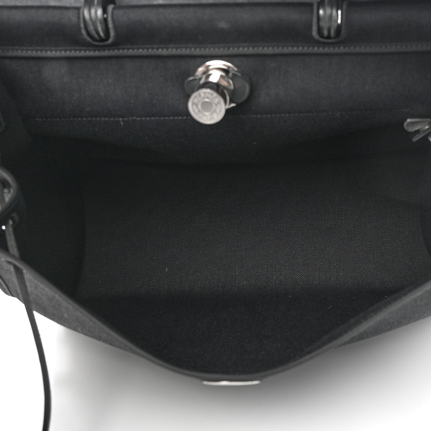 Hermes Toile Militaire Vache Hunter Herbag Zip 39 MM Black 4 of 14
