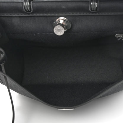 Hermes Toile Militaire Vache Hunter Herbag Zip 39 MM Black 4 of 14