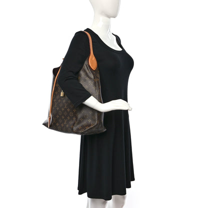 Louis Vuitton Monogram Flower Hobo Beige 2 of 9