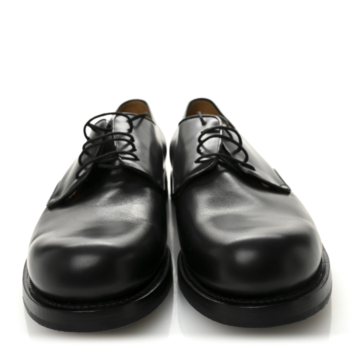 Knight Calfskin Mens Oxford Loafers 8.5 Black