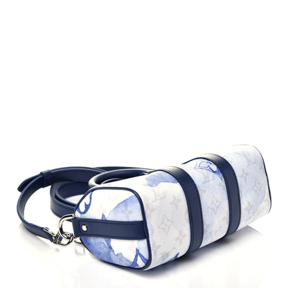 Louis Vuitton Monogram Watercolor Keepall XS Blue 4 of 9