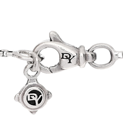 David Yurman Sterling Silver Diamond 15mm Pave Cable Cross Pendant Necklace 4 of 4