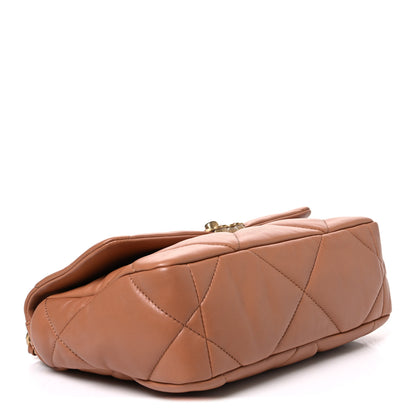 Chanel Lambskin Quilted Medium Chanel 19 Flap Brown 3 of 9