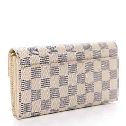 Louis Vuitton Damier Azur Sarah Wallet NM 3 of 12
