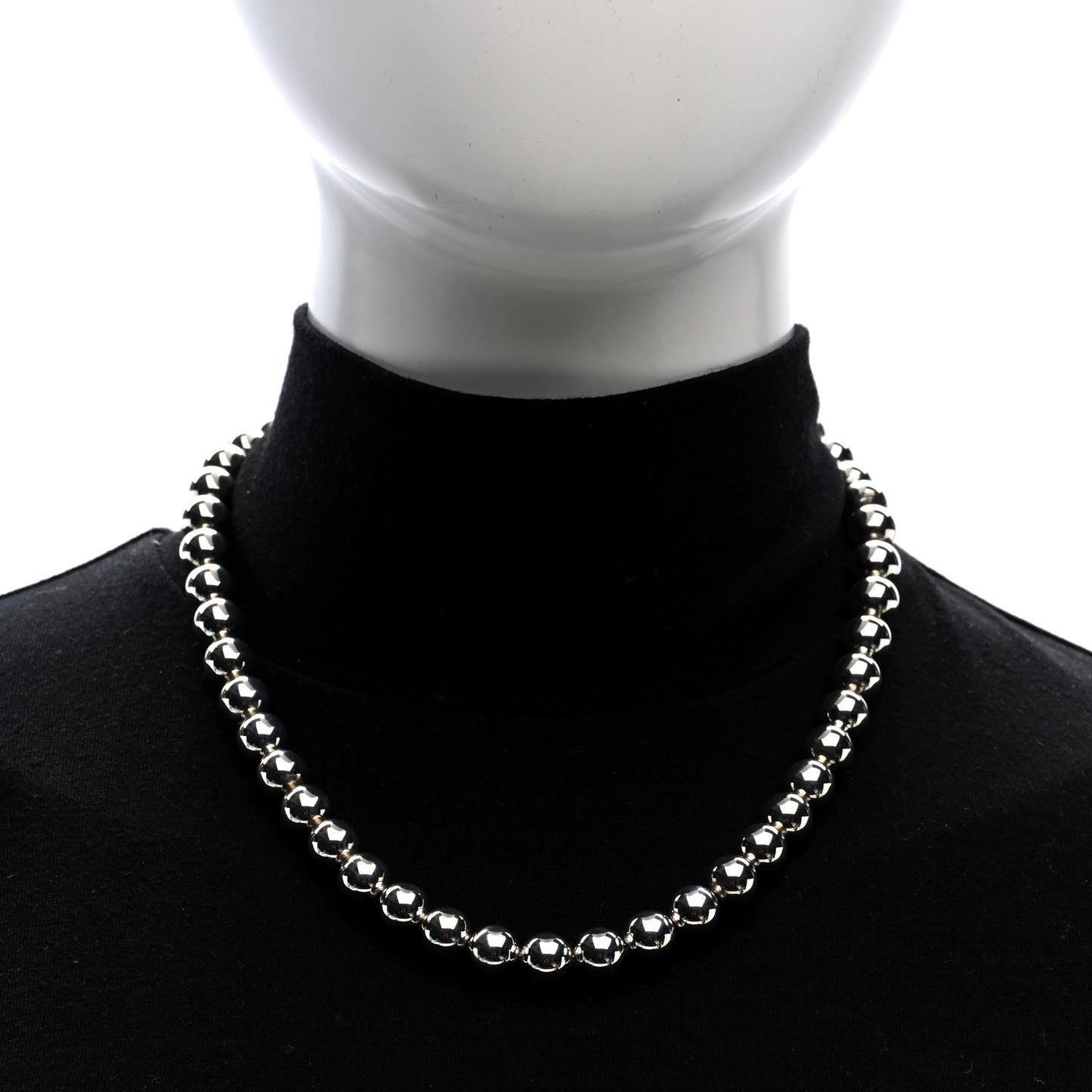 Sterling Silver 10mm Hardwear Ball Necklace