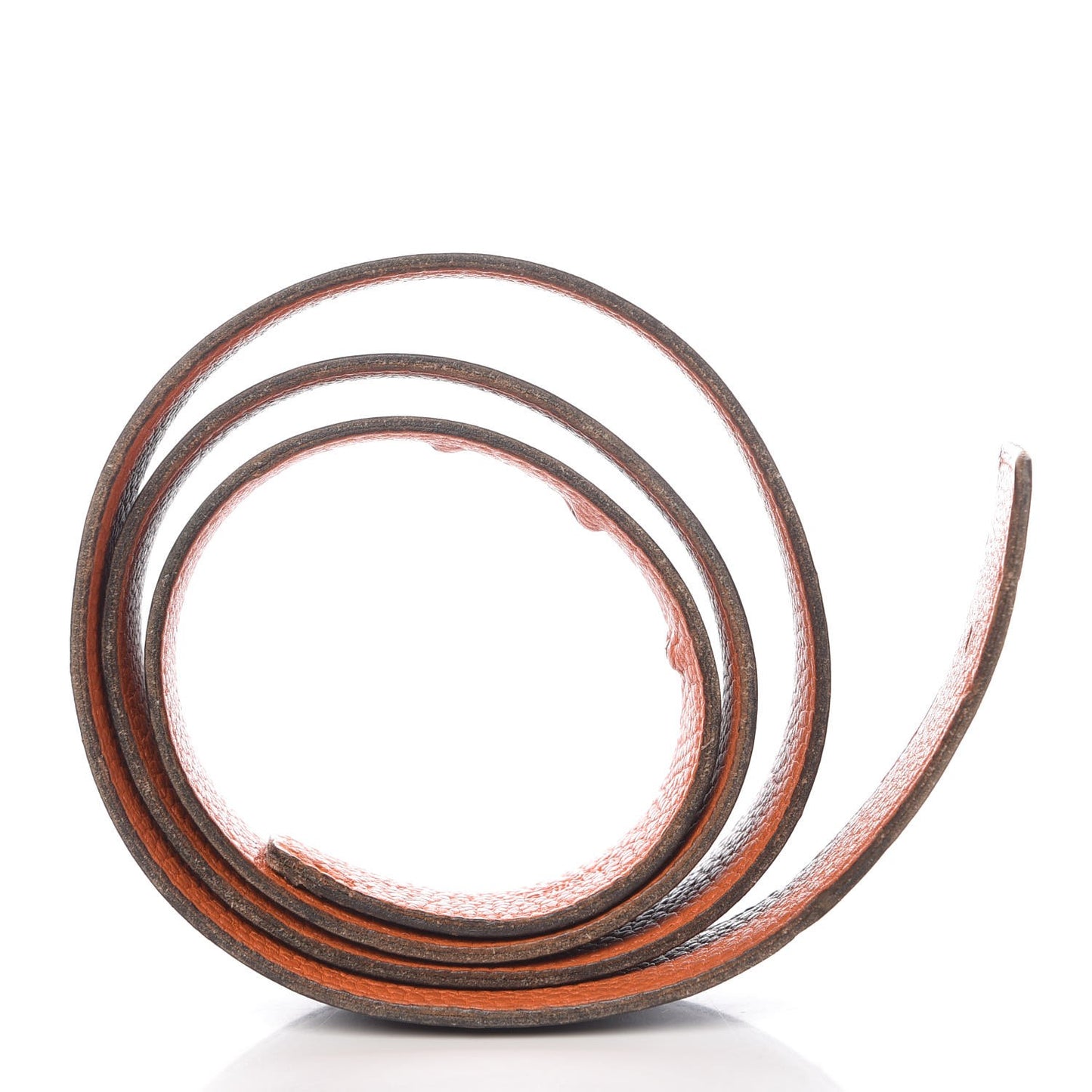 Box Togo 32mm Belt Strap 85 Chocolate Orange