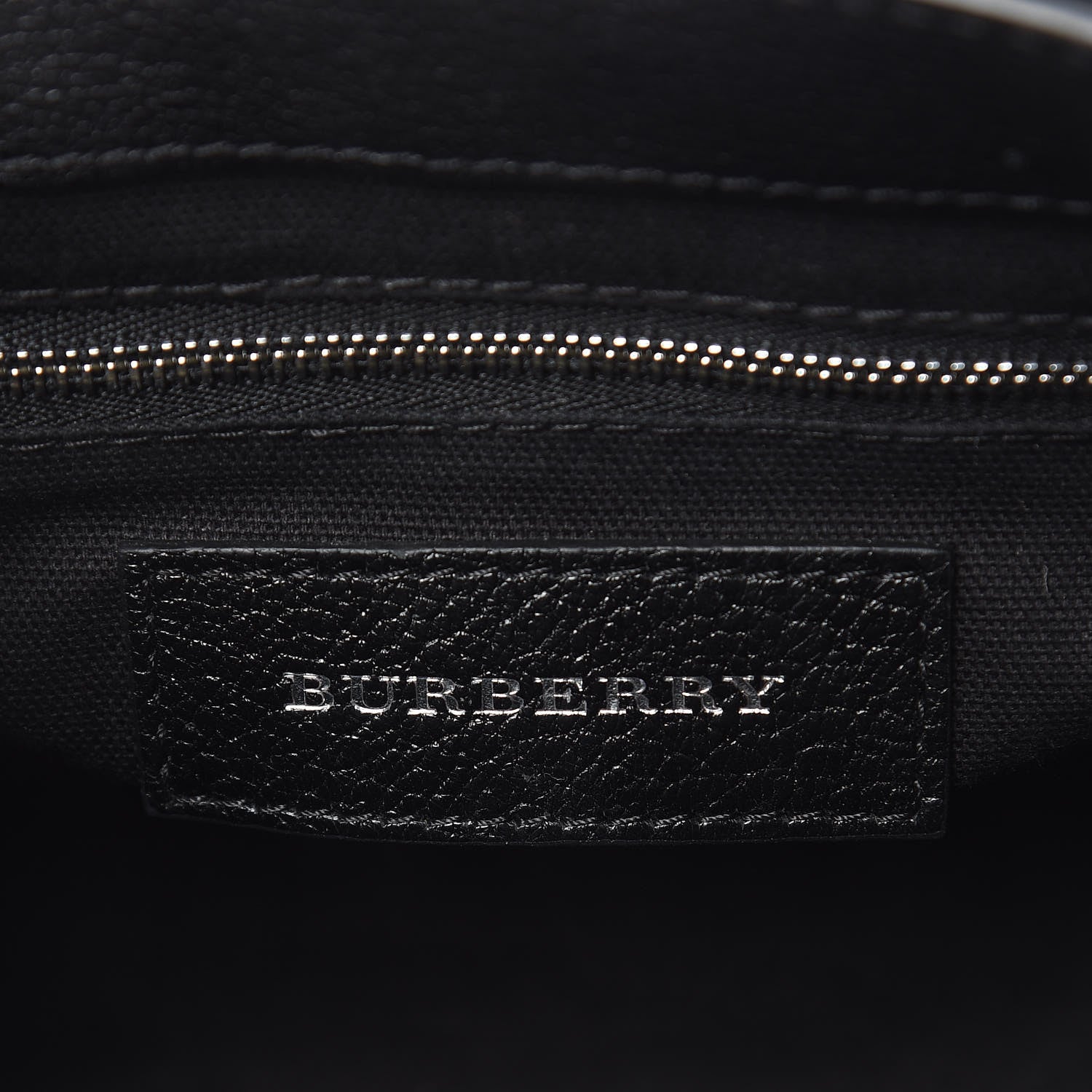Burberry Goatskin Link Print Baby Banner Tote Black 6 of 9