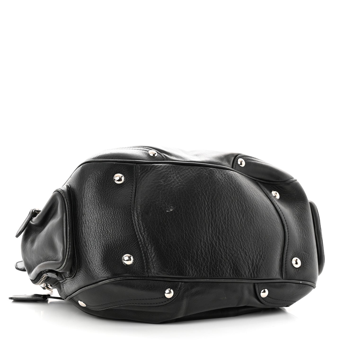 Cervo Antik Easy A Foldover Pushlock Flap Satchel Black
