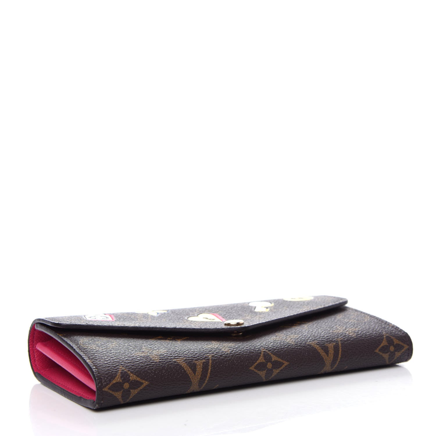 Louis Vuitton Monogram LV Love Lock Sarah Wallet 4 of 7