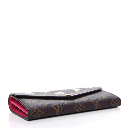 Louis Vuitton Monogram LV Love Lock Sarah Wallet 4 of 7