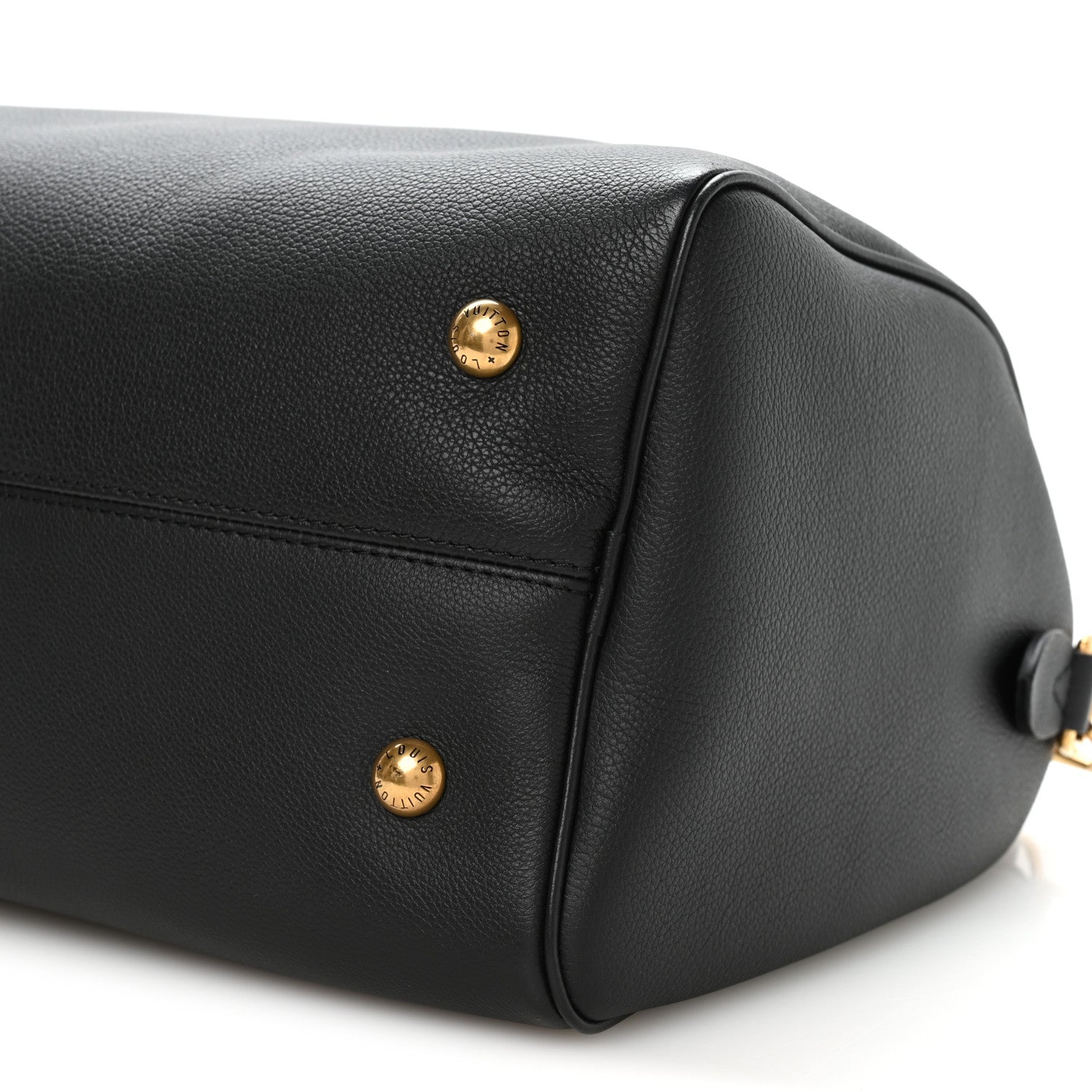 Louis Vuitton Grained Calfskin Low Key Speedy 30 Black 9 of 10