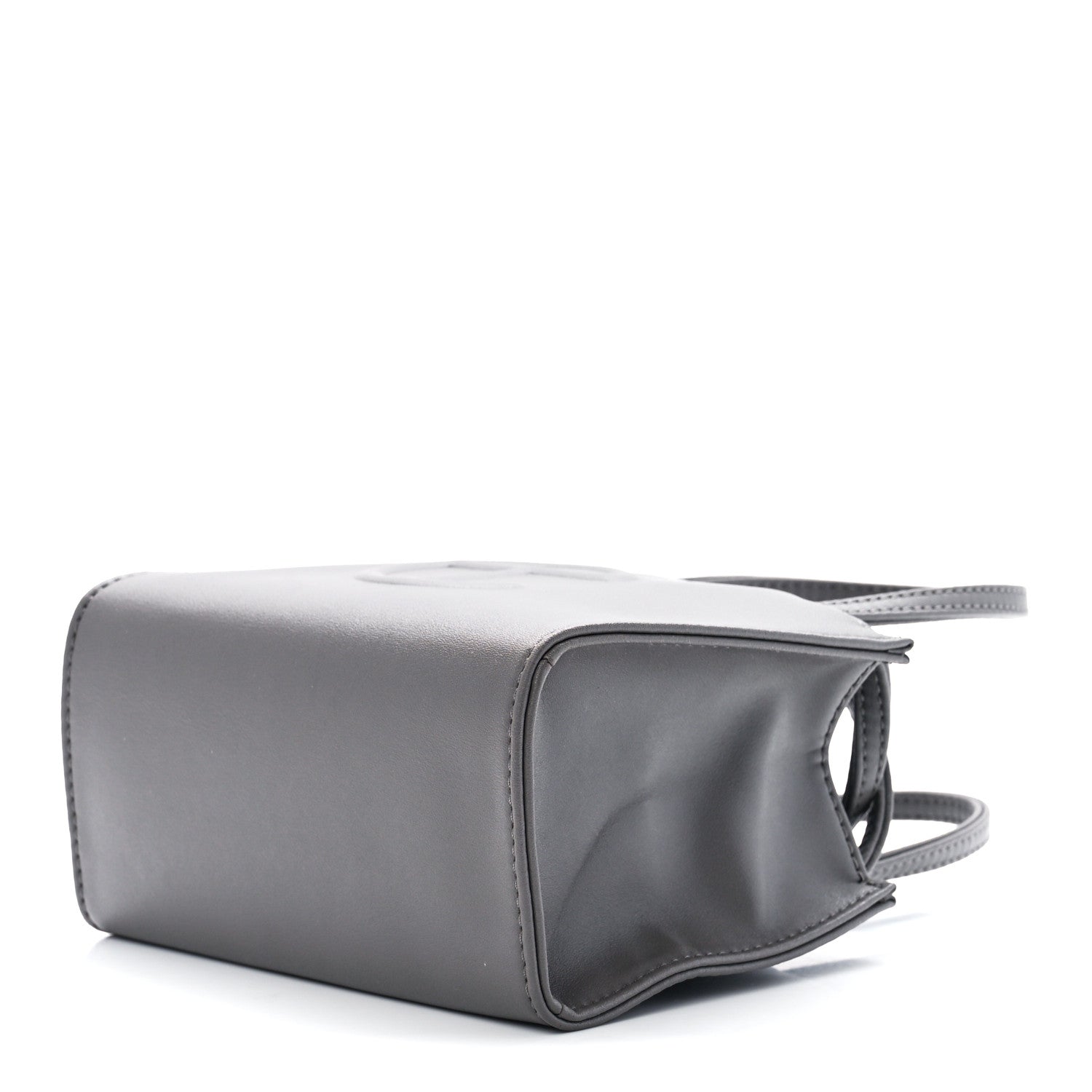 Telfar Vegan Leather Small Shopping Bag Grey 9 of 11