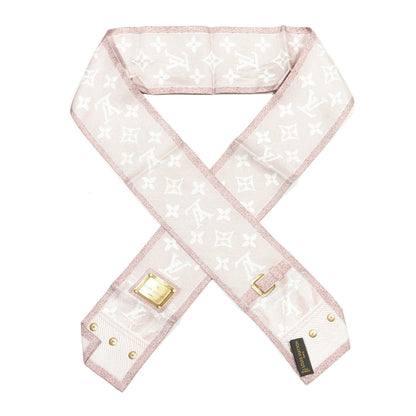 Louis Vuitton Silk Monogram New Denim Bandeau Rose Clair 1 of 5