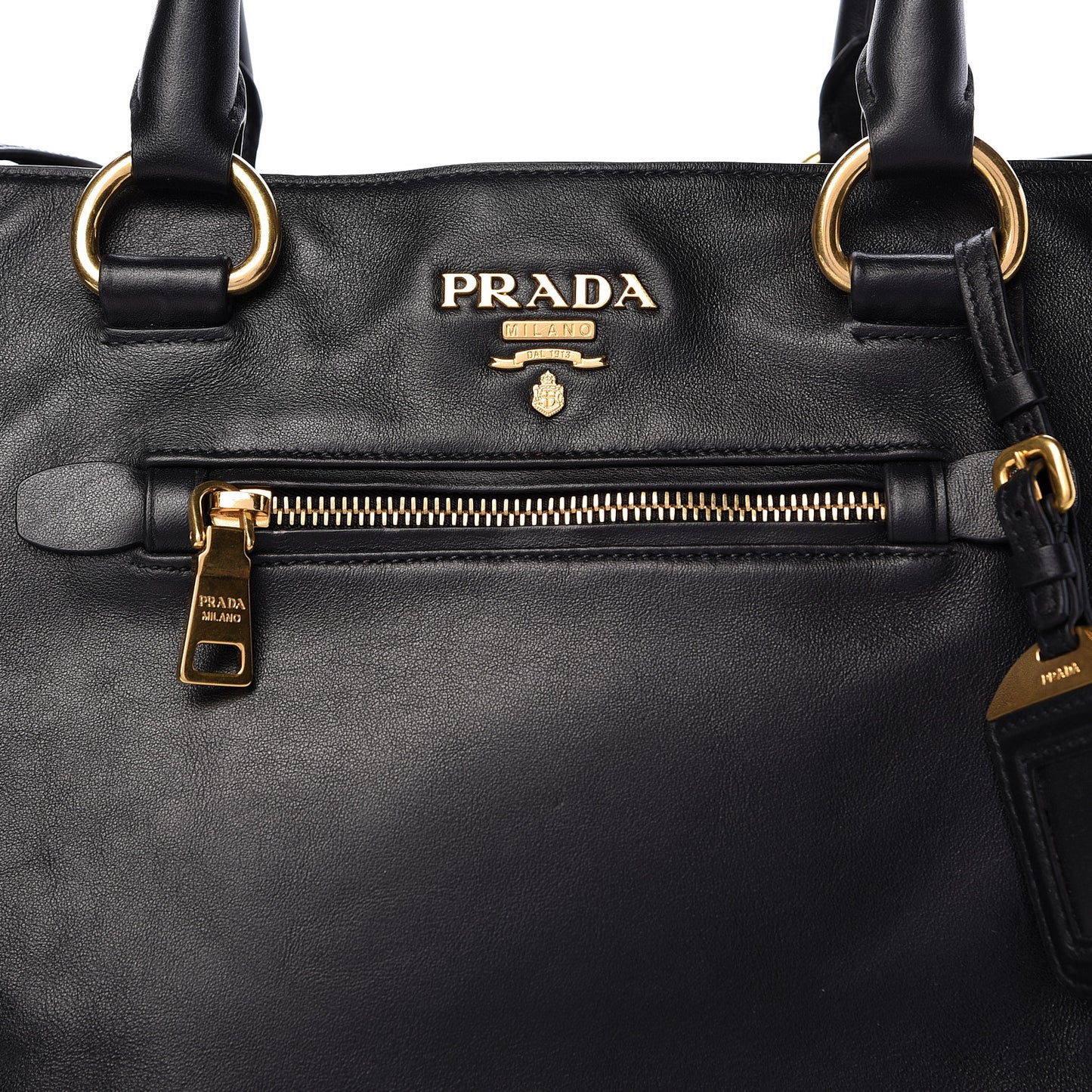 Soft Calf Tote Black