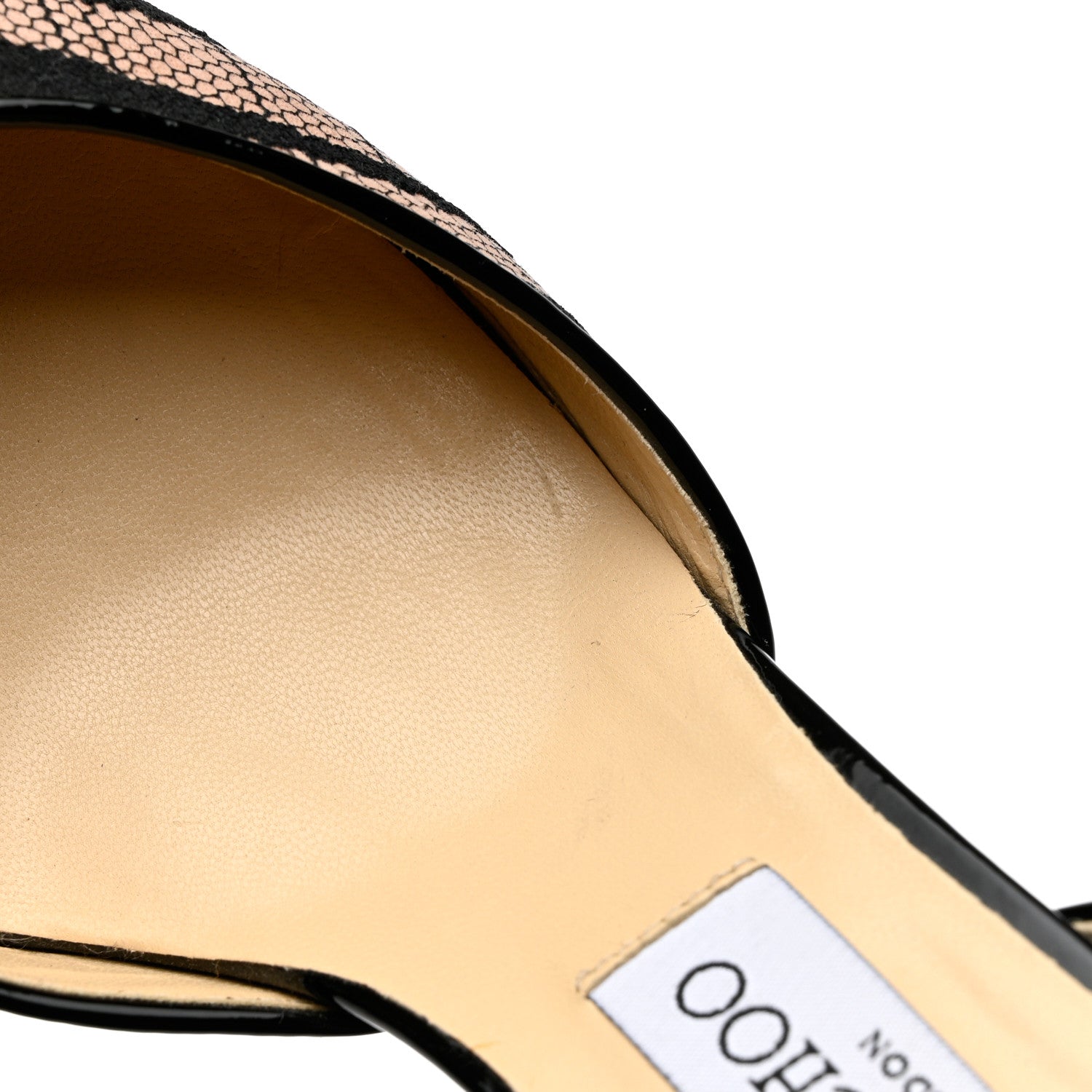 Jimmy Choo Lace Addison d'Orsay Pump 39.5 Pink Black 9 of 9