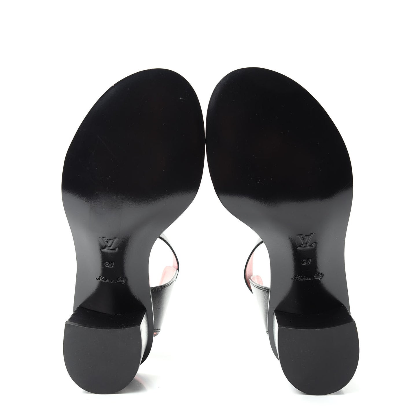 Calfskin Monogram Passenger Sandals 37 Black