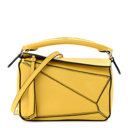 Loewe Calfskin Mini Puzzle Bag Yellow 1 of 11