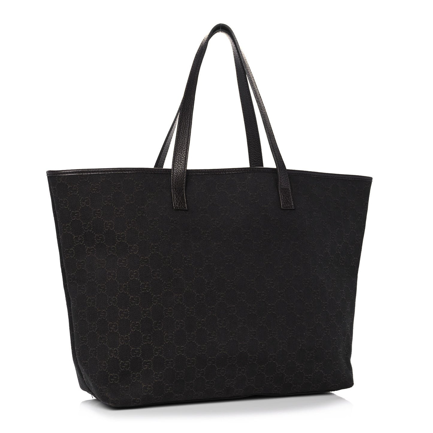 Nylon Monogram Large Tote Dark Brown