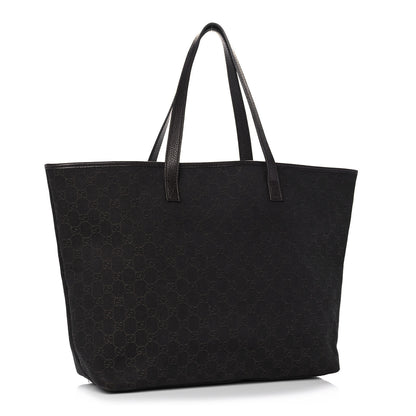 Gucci Nylon Monogram Large Tote Dark Brown 3 of 14
