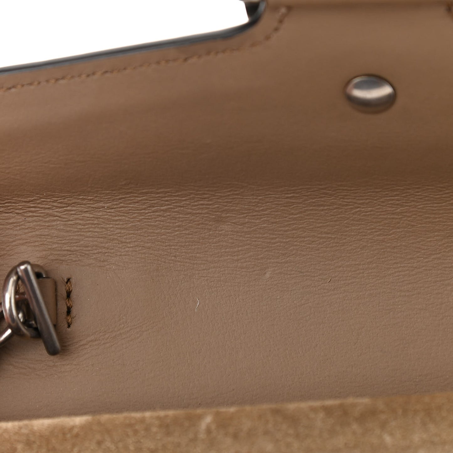 GG Supreme Monogram Super Mini Dionysus Shoulder Bag Taupe