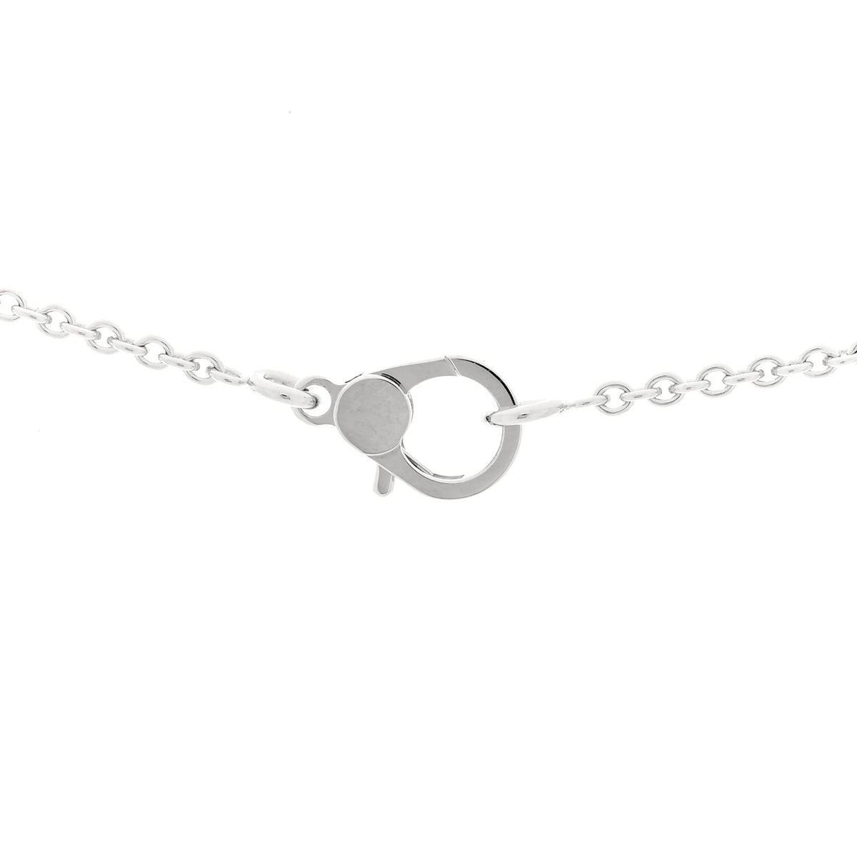 18K White Gold Diamond Finesse Pendant Necklace