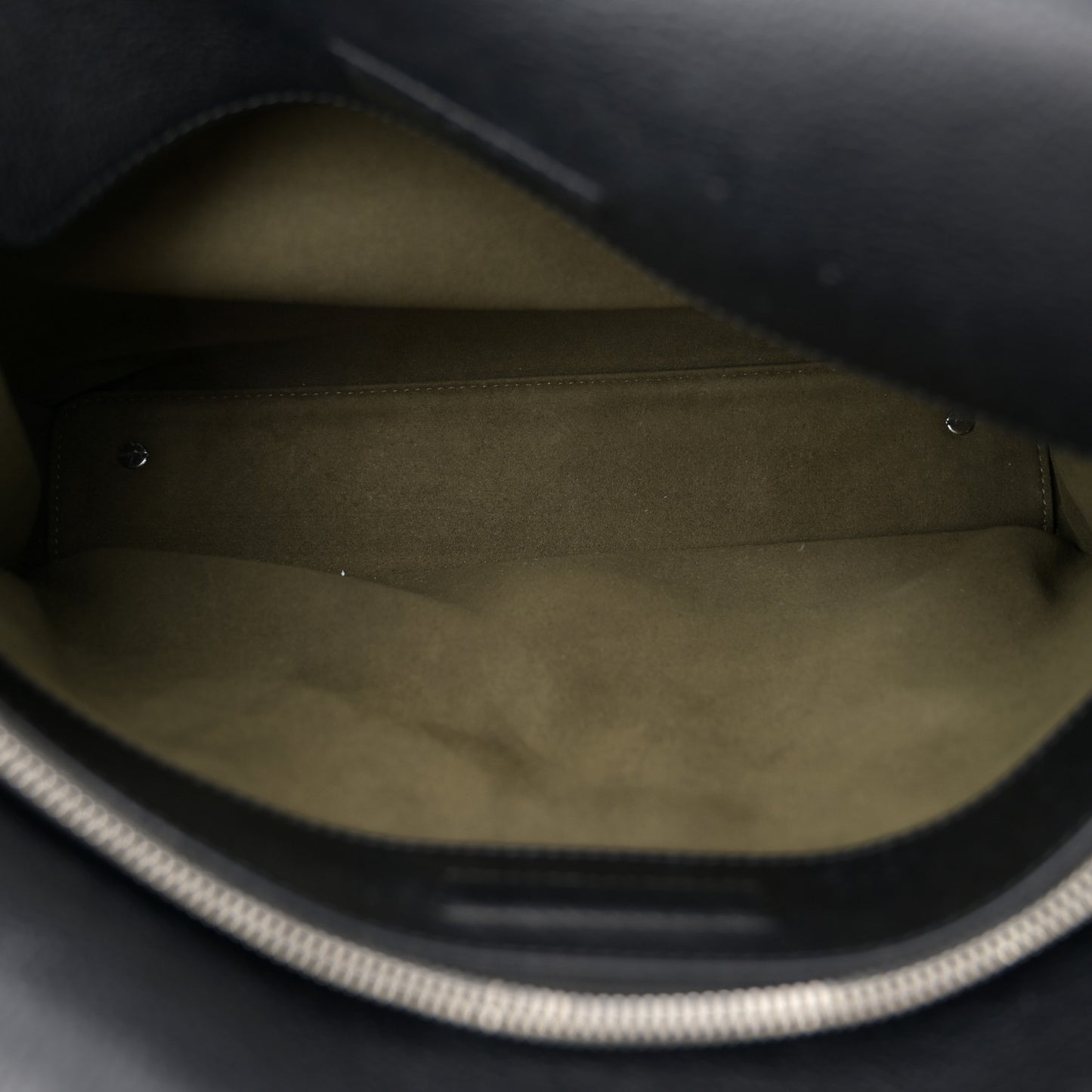 Grained Calfskin Studded Medium Milla Tote Black