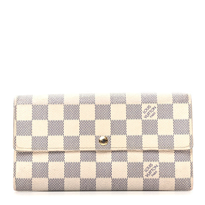Louis Vuitton Damier Azur Sarah Wallet 1 of 9