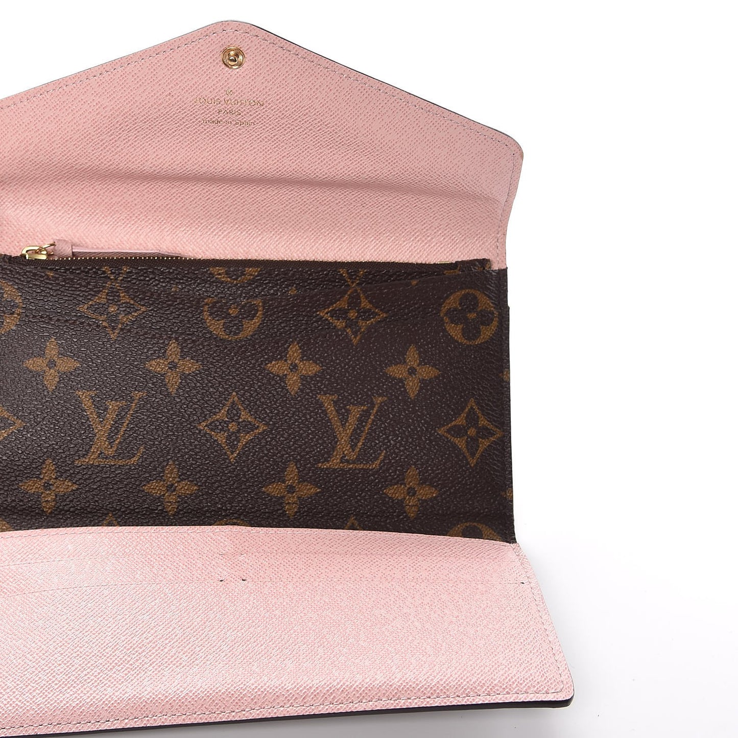 Monogram Josephine Wallet Rose Ballerine
