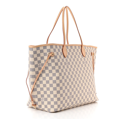 Louis Vuitton Damier Azur Neo Neverfull GM Rose Ballerine 4 of 10