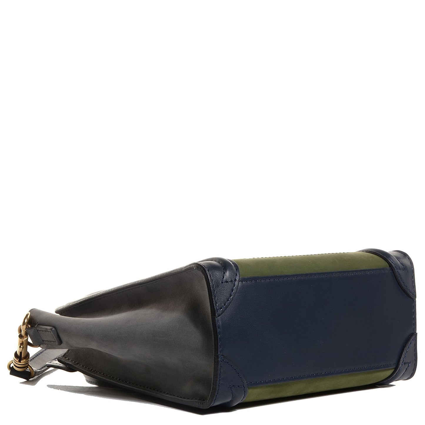 Nubuck Smooth Calfskin Nano Tri-Color Luggage