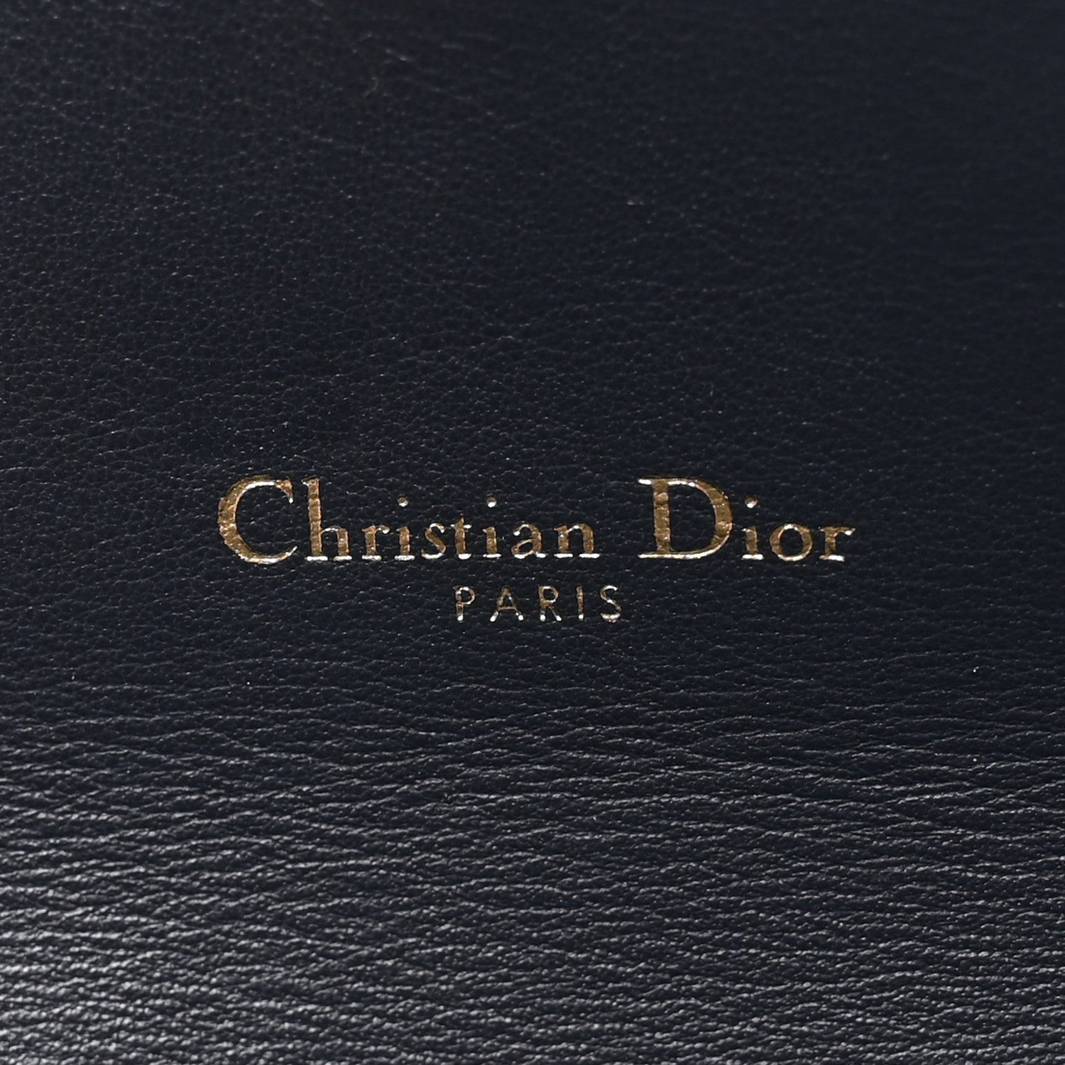 Christian Dior Oblique Saddle Chain Long Wallet Blue 5 of 9