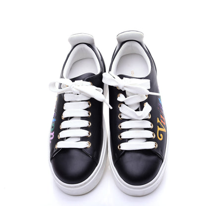 Louis Vuitton Calfskin Time Out New Wave Sneakers 36 Black 7 of 13