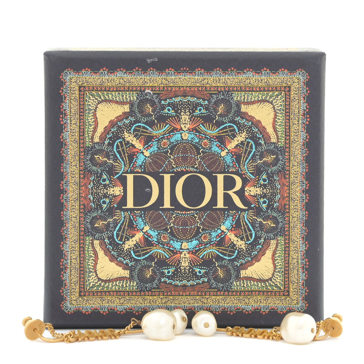 Pearl J'adior Dangle Earrings Gold
