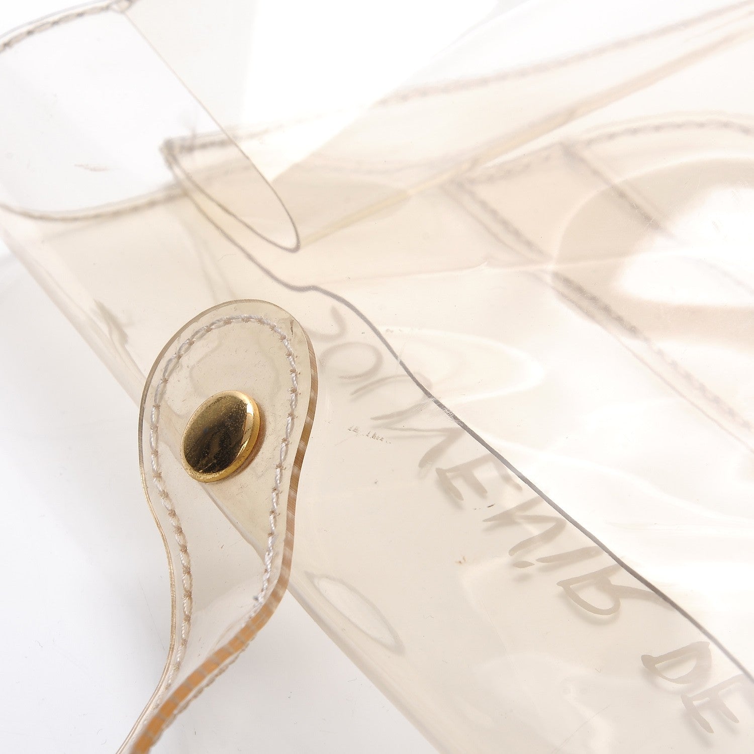 Hermes Vinyl Souvenir De L'Exposition Kelly Transparent 8 of 8