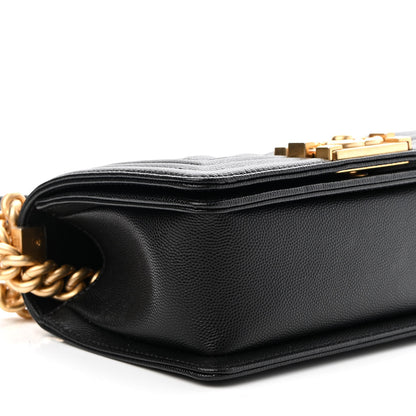 Chanel Caviar Quilted Small Boy Flap Black 9 of 9