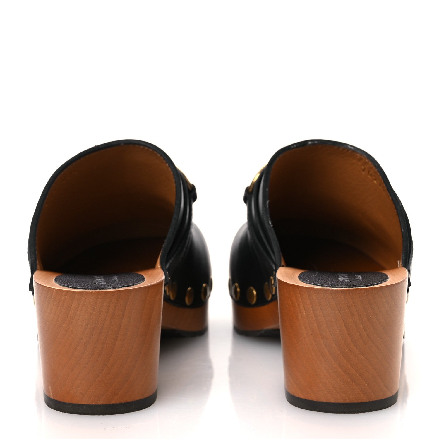 Gucci Horsebit Clog Mules 36.5 Black 6 of 13